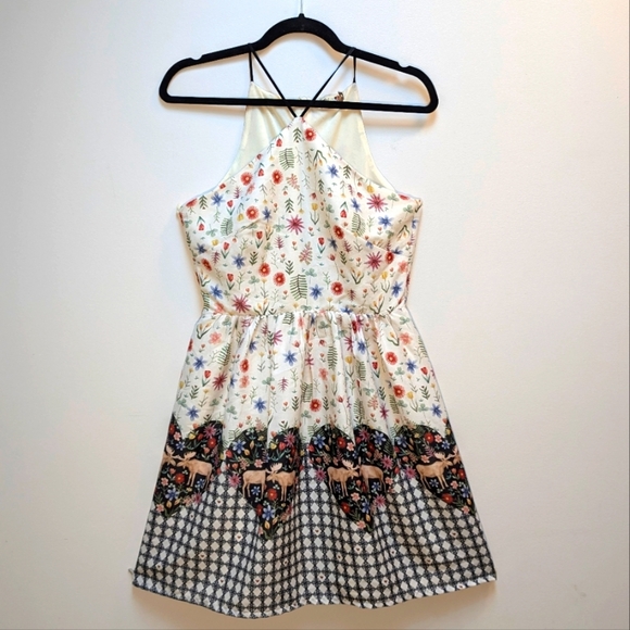 Brazilian Brand Amo Antix Kissing Moose Dress - Picture 1 of 7